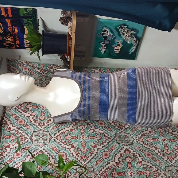 G by Guess Tops - Guess Striped Sequin Tank Top, Size M